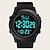 זול שעונים דיגיטלים-שעון דיגיטלי לגברים רב תכליתי צבאי שעון יד ספורט בחוץ זוהר לד דיגיטלי שעון גדול חוגה גדולה רצועת גומי עמיד למים שעון אלקטרוני לילדים סטודנטים