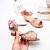 levne Boty pro princezny-Dívčí Sandály Pohodlné Princezna boty PU Malé děti (4-7ys) Růžová Stříbrná Léto