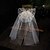 cheap Wedding Veils-Four-tier Stylish Wedding Veil Shoulder Veils with Faux Pearl / Crystals / Rhinestones Tulle