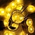 cheap LED String Lights-2M 10LED Fairy Lights LED Orange Lemon String Lights Battery Powered Christmas Garland Display Window New Year Wedding Family Party Decoration Without Battery