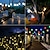 billige LED-stringlys-utendørs solstrenglys 6,5 m 30led sollys hage lys krystallkule boble lampe fe streng lys 8 funksjon utendørs vanntett til bryllup hage plen jul dekorasjon sol lampe