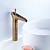 Χαμηλού Κόστους Classical-Μπάνιο βρύση νεροχύτη - Καταρράκτης Πεπαλαιωμένος Ορείχαλκος Δοχείο Ενιαία Χειριστείτε μια τρύπαBath Taps / Μονό Χερούλι / Ναι / Ναι