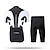 זול ערכות בגדי גברים-XINTOWN בגדי ריקוד גברים חולצת ג&#039;רסי ומכנס קצר לרכיבה שרוולים קצרים רכיבת הרים רכיבת כביש שחור ירוק סגול מצחיק אופניים מכנסיים קצרים מכנסיים ג&#039;רזי רשת ספנדקס לייקרה 3D / סטרצ&#039;י (נמתח) / ייבוש מהיר