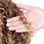 Χαμηλού Κόστους Συνθετικές Trendy Περούκες-Συνθετικές Περούκες Εκκεντρικό σγουρό Κούρεμα καρέ Περούκα Μεσαίου Μήκους Μεσαίο Καφέ Χρυσό Συνθετικά μαλλιά 14 inch Γυναικεία Πάρτι Ωραίος Άνετο Ανοικτό Καφέ / Περούκα αφροαμερικανικό στυλ