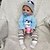 cheap Reborn Doll-NPKCOLLECTION 22 inch Reborn Doll Reborn Toddler Doll Baby Boy Baby Girl Safety Gift Cute Cloth 3/4 Silicone Limbs and Cotton Filled Body with Clothes and Accessories for Girls&#039; Birthday and Festival