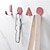 ieftine Cârlige de Halate-4buc cârlig adeziv geometric adeziv cheie cuier fier forjat cârlig montat pe perete cârlig minge de baie croșetat depozitare bucătărie organizator