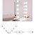 cheap Ring Lights-LED Makeup Mirror Vanity Light Bulbs Hollywood Style White Lighting LED Lamp Touch Switch USB Cosmetic Lighted String Rotating