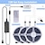 cheap LED Strip Lights-20m 65ft LED Smart Strip Lights TV Backlight RGB Bluetooth Music Sync 5M 10M 15M 2835 SMD Color Changing with 40 Keys Controller for Bedroom Kitchen Home Decoration
