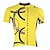 cheap Men&#039;s Jerseys-21Grams Men&#039;s Cycling Jersey Short Sleeve Bike Jersey Top with 3 Rear Pockets Mountain Bike MTB Road Bike Cycling Breathable Ultraviolet Resistant Front Zipper Quick Dry White Yellow Pink Polyester