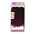 preiswerte Haare häkeln-Häkelhaare Afrikanische Locken Box Zöpfe Schwarz Dunkelbraun Ombre Synthetische Haare Kurz Geflochtenes Haar 3pcs / pack