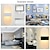 cheap Flush Mount Wall Lights-1-Light LED Wall Sconce Round Rectangle Indoor Wall Light Acrylic Modern Contemporary Wall Lamp for Bedroom Corridor Stairs Bathroom 6W