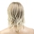 tanie Peruki męskie-Blond peruki dla mężczyzn peruka syntetyczna tupeciki prosta część boczna peruka średniej długości blond włosy syntetyczne 14 cali męska część boczna blond hairjoy