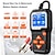 cheap OBD-KONNWEI KW650 Battery Tester 12V 6V Car Motorcycle Battery System Analyzer 2000CCA Charging Cranking Test Tools for the Car