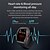 ieftine Ceasuri Smart-HM1 Uita-te inteligent pentru Android iOS Bluetooth 1.4 inch Mărime ecran IP68 Nivel impermeabil Rezistent la apă Touch Screen Monitor de ritm cardiac Măsurare Tensiune Arterială Sporturi Cronometru
