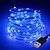 olcso LED szalagfények-2x 20M Fényfüzérek 400 LED 2db Meleg fehér Fehér Kék Szabadtéri Vágható USB 5 V
