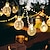 abordables Guirlandes Lumineuses LED-guirlande solaire extérieure 6,5 m 30led lumières de jardin solaires led lampe à bulle de boule de cristal guirlandes de fées 8 fonction extérieure étanche pour la pelouse de jardin de mariage
