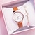 voordelige Quartz-horloges-kinderen Quartz horloges Creatief PU-leer Horloge