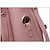 baratos Conjunto de Bolsas-Mulheres Conjuntos de saco Couro PU Conjunto de bolsa de 3 peças Compras Ziper Franjas Preto Branco Rosa
