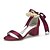 cheap Wedding Shoes-Women&#039;s Wedding Shoes Wedding Party &amp; Evening Solid Colored Wedding Sandals Summer Imitation Pearl Satin Flower Lace-up Cuban Heel Open Toe Classic Minimalism Sweet Satin Lace-up Black White Ivory