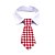 cheap Dog Clothes-Dog Necklace Puppy Clothes Tie / Bow Tie Plaid / Check Cosplay Holiday Dog Clothes Puppy Clothes Dog Outfits Black and Purple White / Red Black / Red Costume for Girl and Boy Dog Cotton S M