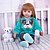 cheap Reborn Doll-KEIUMI 24 inch Reborn Doll Baby &amp; Toddler Toy Reborn Toddler Doll Baby Girl Gift Cute Lovely Parent-Child Interaction Tipped and Sealed Nails Half Silicone and Cloth Body with Clothes and Accessories