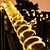 abordables Guirlandes Lumineuses LED-guirlande solaire extérieure 2pcs 1pcs tube de corde lampe solaire led 12m 100 leds guirlande lumineuse en plein air vacances de fée fête de noël lumière de jardin solaire étanche luz lumière solaire