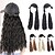 cheap Chignons-baseball cap with hair hat hair extension curly long wavy corn wave hairpiece with baseball hat attached adjustable cap synthetic yaki hair for girls and women (18&quot;-corn wave, wine red)