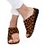 cheap Women&#039;s Sandals-Women&#039;s Sandals Flat Sandals Orthopedic Sandals Bunion Sandals Orthopedic Sandals Daily Solid Colored Wedge Sandals Summer Flat Heel Open Toe Casual PU Loafer Silver Leopard Black