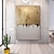 cheap People Paintings-Oil Painting 100% Handmade Hand Painted Wall Art On Canvas Golden Dancers Abstract Holiday Comtemporary Modern Home Decoration Decor Rolled Canvas No Frame Unstretched
