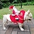 cheap Christmas gifts for pets-Dog Costume,Santa Dog Costume Christmas Pet Clothes Santa Claus Riding Pet Cosplay Costumes Party Dressing Up Cats Dog Cat Costume for christmas