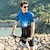 billige Trøjer til mænd-21Grams Herre Cykeltrøje Kortærmet Cykel Trøje Toppe med 3 baglommer Bjerg Cykling Vej Cykling Åndbart Hurtigtørrende Refleksbånd Tilbage til lomme Gul Rød Blå Polyester Sport Tøj