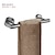 olcso Törülközőtartó-törölközőtartó rozsdamentes acél fürdőszobai polc egyrúd falra szerelhető új dizájn 1 db 30/40/45/50/60cm