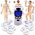 cheap Body Massager-8Models Electric herald Tens Muscle Stimulator EMS Acupuncture Body Massage Digital Therapy Machine Electrostimulator HealthCare