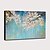baratos Blumen-/Botanische Gemälde-Oil Painting Hand Painted Horizontal Floral / Botanical Abstract Landscape Modern Rolled Canvas (No Frame)