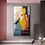 cheap People Paintings-100% Hand painted Pablo Picasso Style Oil Painting on Canvas Cuadros Posters Wall Picture for Living Room Decor Rolled Without Frame