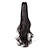 זול קוקו-קליפס ציפורניים בתוספת שיער קוקו מתולתל גלי חלק חלק אחד לסת זנבות פוני ארוכים לנשים חום בינוני