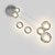 halpa Ryhmittymämäinen muotoilu-7-valo 10(4&quot;) kristalli led-riippuvalaisin pallomainen design metalliklusteri kromi moderni nykyaikainen ruokasaliin 90-240v