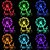 billige USB-drevet-fe lys 100 led 33 fot julelys usb plugg 16 farger skiftende sølv wire firefly lys med ir24 nøkkel fjernkontroll for innendørs fest halloween jul