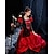 preiswerte Historische &amp; Vintage-Kostüme-Gothic Rokoko Vintage inspiriert Mittelalterlich Cocktailkleid Kleid Partykostüm Maskerade Ballkleid Prinzessin Shakespeare Damen Ballkleid Weihnachten Party Maskerade Hochzeitsfeier Kleid