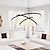 cheap Circle Design-3-Light 80/60/40/20 cm LED Pendant Light Metal Acrylic Ring Circle Design Dimmable Painted Finishes Modern 90W/113W 3-Rings 4-Rings ONLY DIMMABLE WITH REMOTE CONTROL