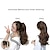 tanie Kucyki-pazur klips w kucyk przedłużanie włosów kręcone faliste proste treska jednoczęściowa szczęka długi kucyk dla kobiet średni brąz