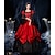 preiswerte Historische &amp; Vintage-Kostüme-Gothic Rokoko Vintage inspiriert Mittelalterlich Cocktailkleid Kleid Partykostüm Maskerade Ballkleid Prinzessin Shakespeare Damen Ballkleid Weihnachten Party Maskerade Hochzeitsfeier Kleid