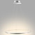 رخيصةأون خاتم وتصميم دائري-1-light 60cm 24 ”LED قلادة ضوء معدن أكريليك تصميم دائري كروم حديث عصري 110-120 فولت 220-240 فولت