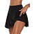 cheap Running Shorts-Women&#039;s High Waist Athletic Skort Running Skirt Athletic Bottoms 2 in 1 Summer Fitness Gym Workout Running Jogging Training Butt Lift Quick Dry Breathable Sport Solid Colored Dark Grey Camouflage Red