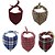 cheap Dog Collars, Harnesses &amp; Leashes-Dog Bandanas &amp; Hats Color Block Terylene Wine Leopard