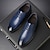 baratos Sapatos Oxford para Homem-Homens Oxfords Sapatos Derby Sapatos formais Sapatos de vestir Negócio Casamento Diário Festas &amp; Noite Couro Ecológico Com Cadarço Preto Azul Marron Outono