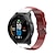 voordelige Garmin horlogebanden-Horlogeband voor Garmin Fenix 7S / 6S / 5S / 5S Plus Echt leer Vervanging Band Leren lus Zakelijke band Polsbandje