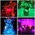 preiswerte LED Lichterketten-Lichterketten 100 LED 33 ft Weihnachtslichter USB-Stecker 16 Farben ändern Silberdraht Glühwürmchen Lichter mit ir24 Schlüssel Fernbedienung für Indoor-Party Halloween Weihnachten