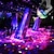 abordables Projecteurs, lampes et lasers-lampe de projection veilleuse led disco lumière musique son activé lumières de la scène mini projecteur laser rotatif fête de noël spectacle effet lampe avec contrôle