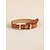 cheap Belt-Women&#039;s Waist Belt Brown Party Street Dailywear Casual Belt Pure Color / Basic / Fall / Winter / Spring / Summer